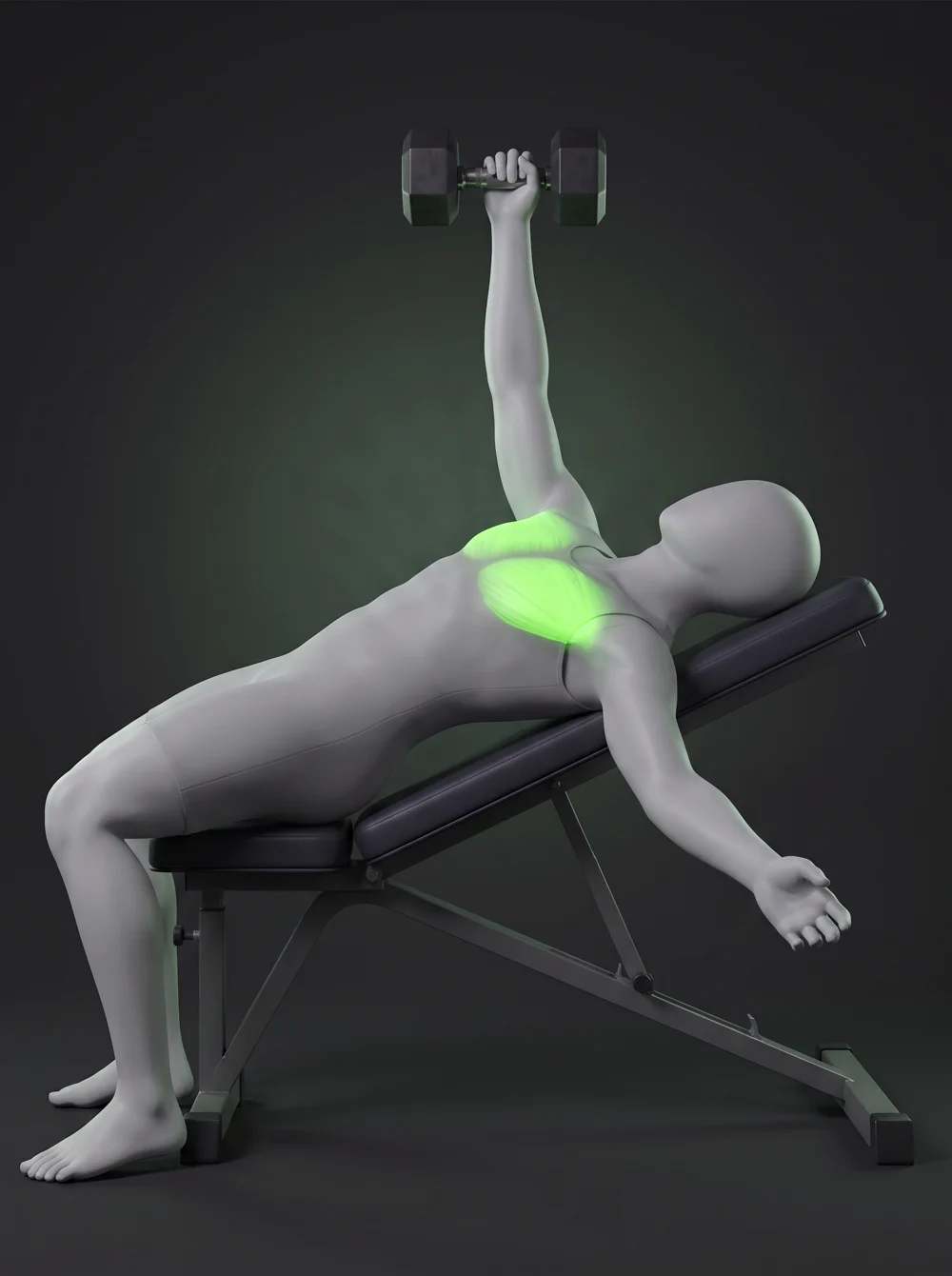 Single-Arm Incline Dumbbell Press