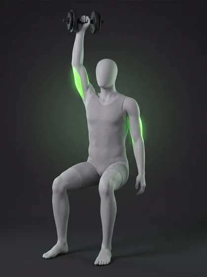 Single-Arm Overhead Dumbbell Triceps Extension