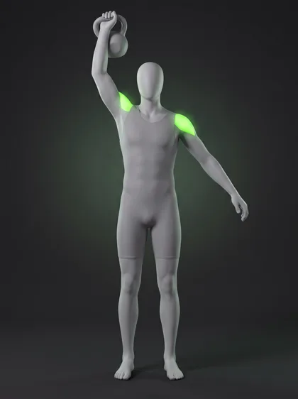 Single-Arm Overhead Kettlebell Hold