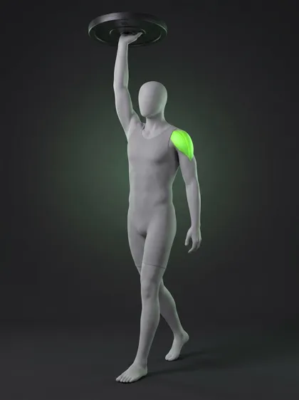 Single-Arm Overhead Plate Carry