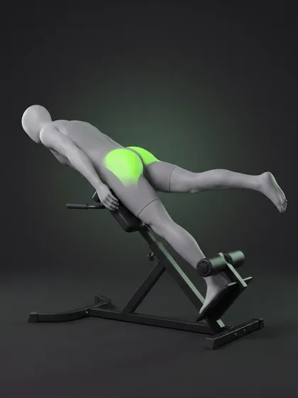 Single-Leg Back Extension (roman chair)