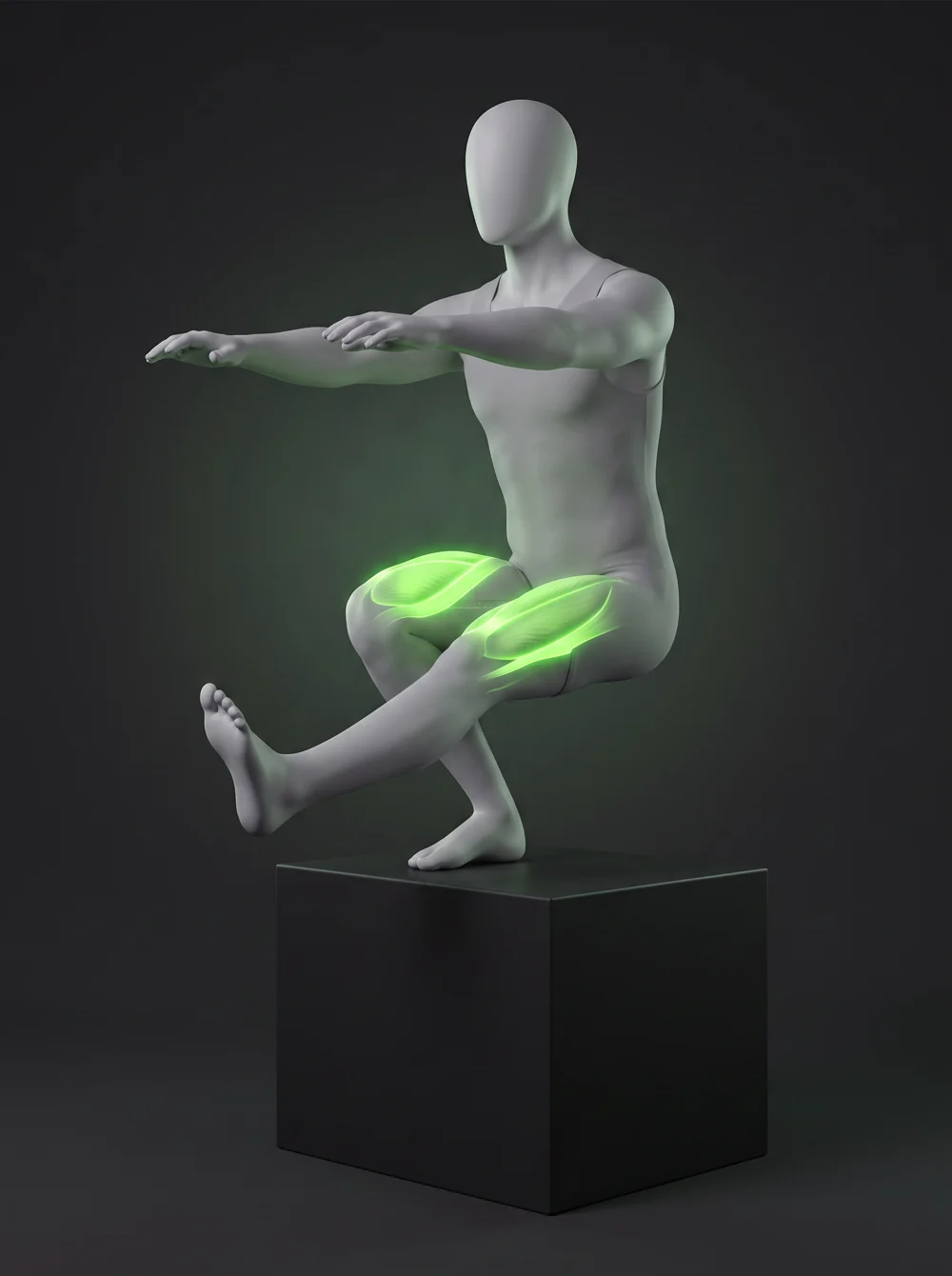 Single-Leg Box Squat