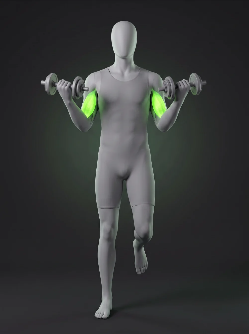 Single-Leg Dumbbell Curl
