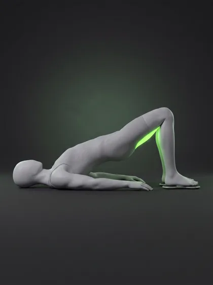 Slider Hamstring Curl