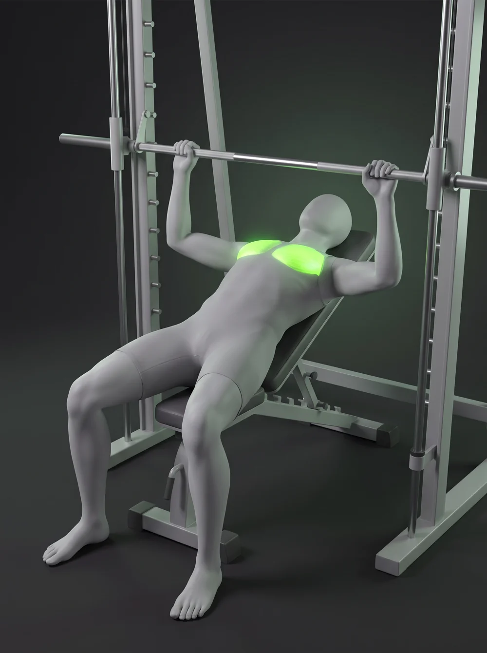 Smith Machine Bench Press