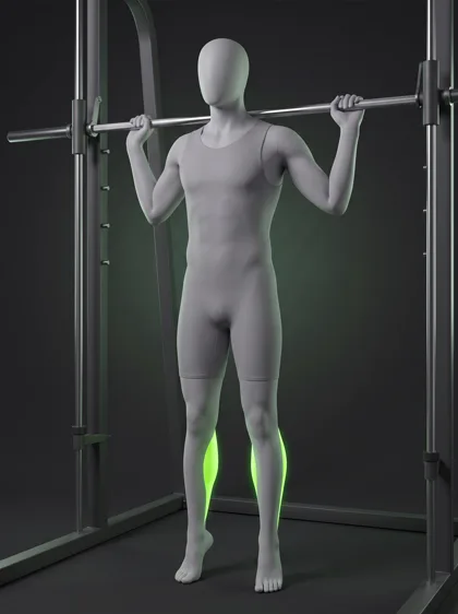 Smith Machine Calf Raise
