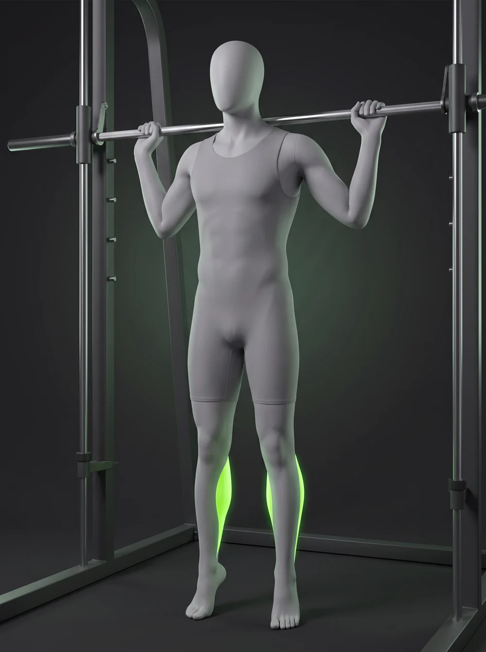Smith Machine Calf Raise