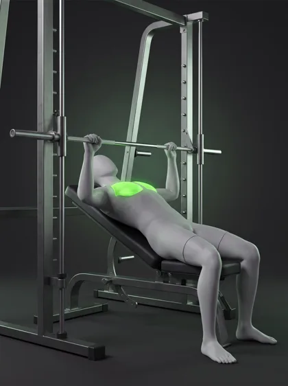 Smith Machine Decline Bench Press