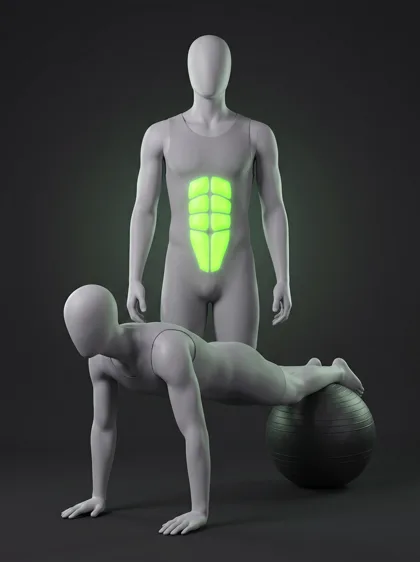 Stability Ball Knee Tuck