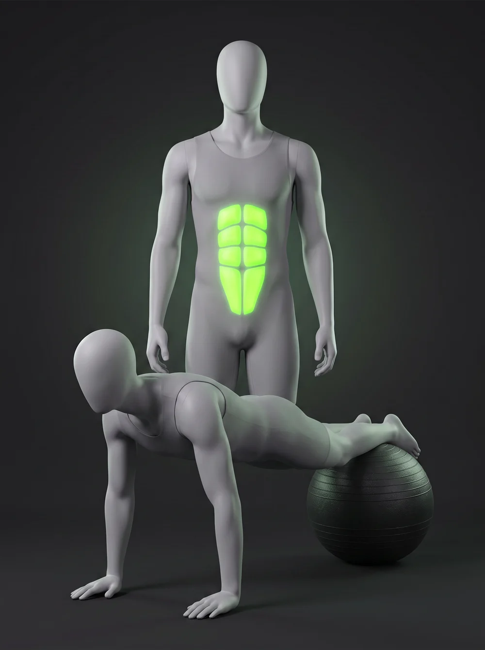 Stability Ball Knee Tuck