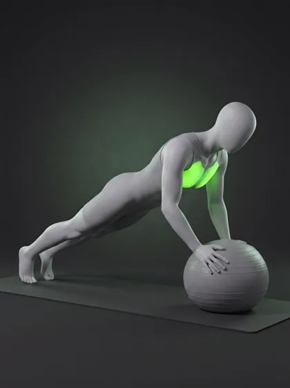 Stability Ball Push-Up