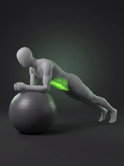 Stability Ball Stir the Pot