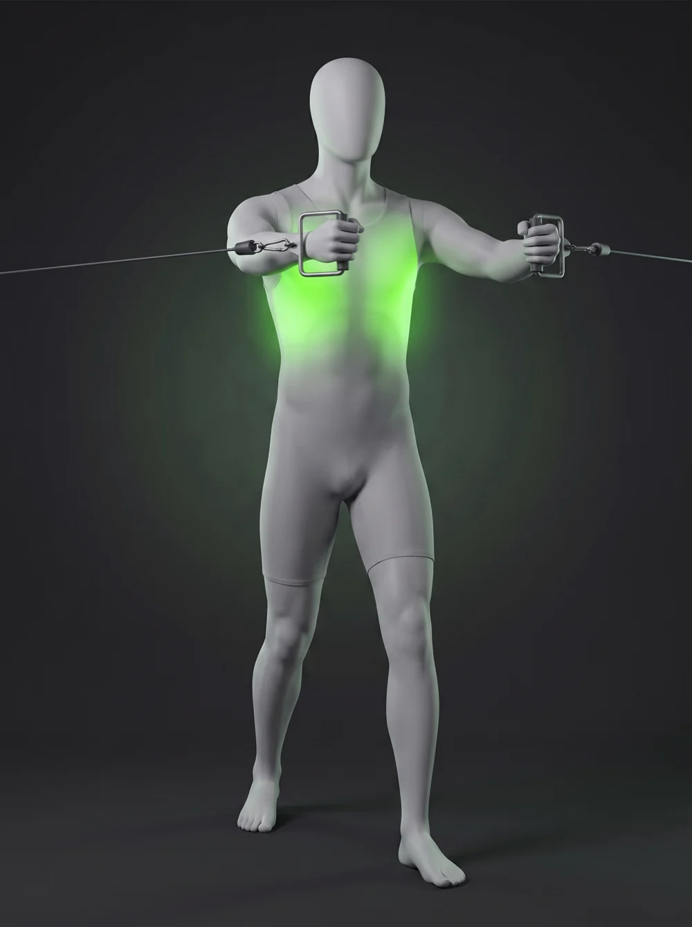 Standing Cable Chest Press