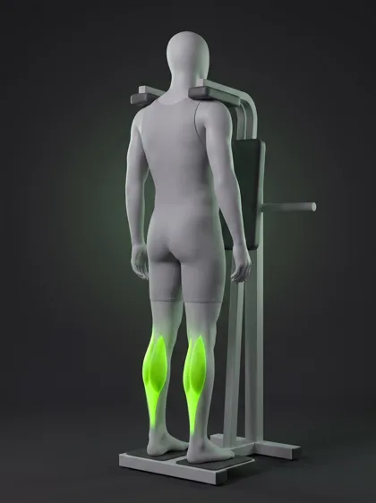 Standing Calf Raise Machine