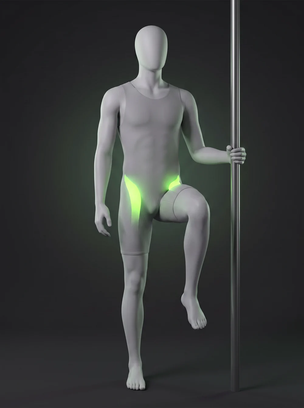 Standing Supported Hip Flexion