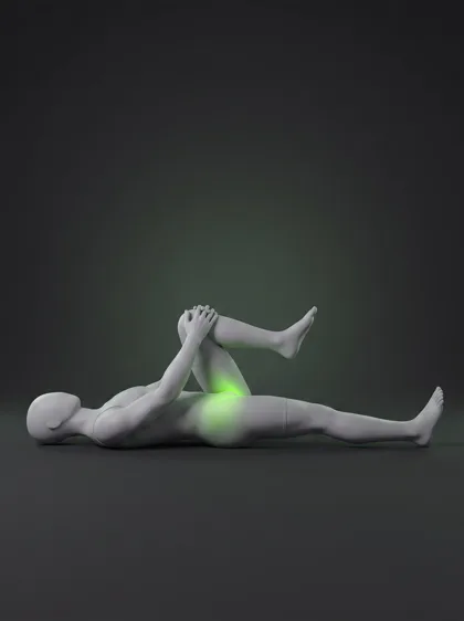 Supine Knee-to-Chest Stretch