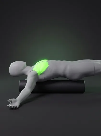 Supine Pec Minor Stretch