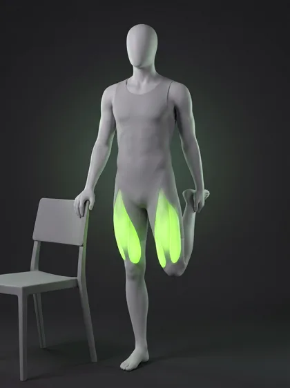 Supported Quad Stretch