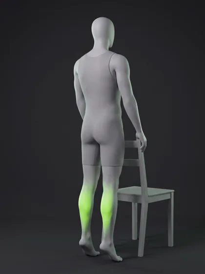 Supported Standing Calf Raise