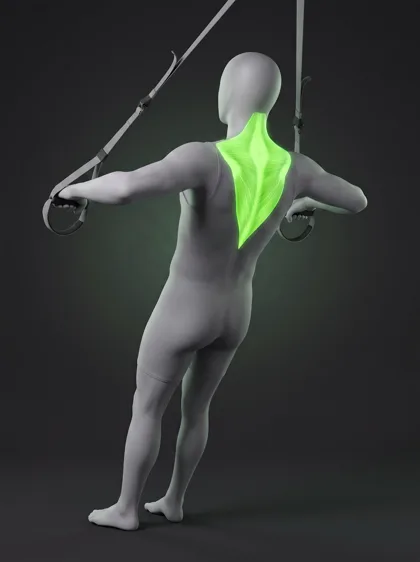 Wide-Grip TRX Row
