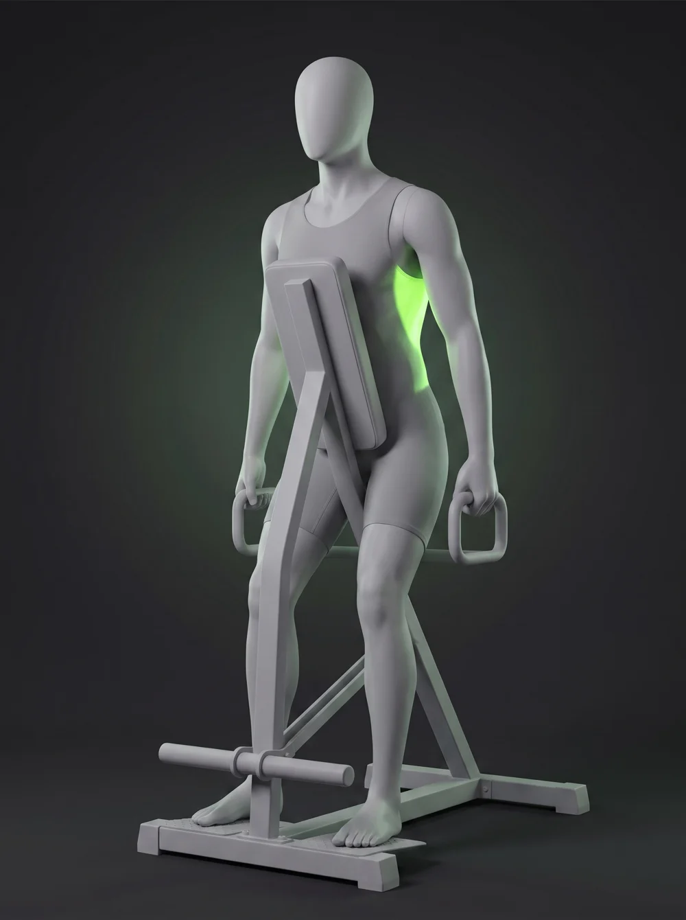 Machine T-Bar Row