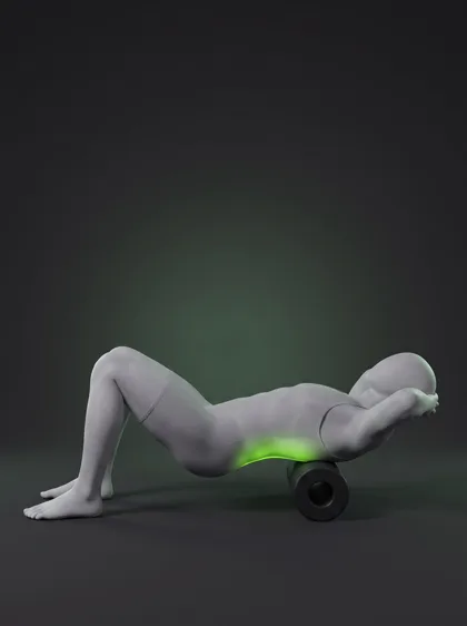 Foam Roller Thoracic Extension