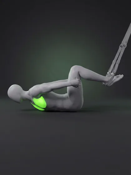 TRX Chest Press with Knee Tuck