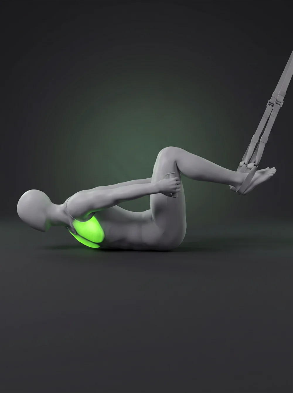 TRX Chest Press with Knee Tuck
