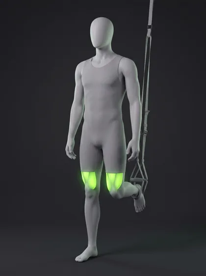 TRX Lunge to Knee Drive