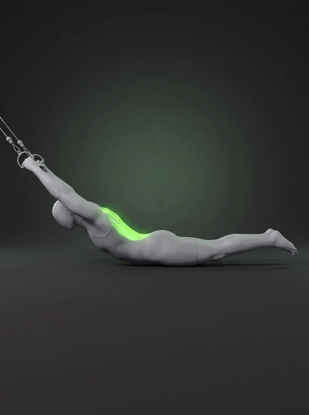 TRX Overhead Back Extension