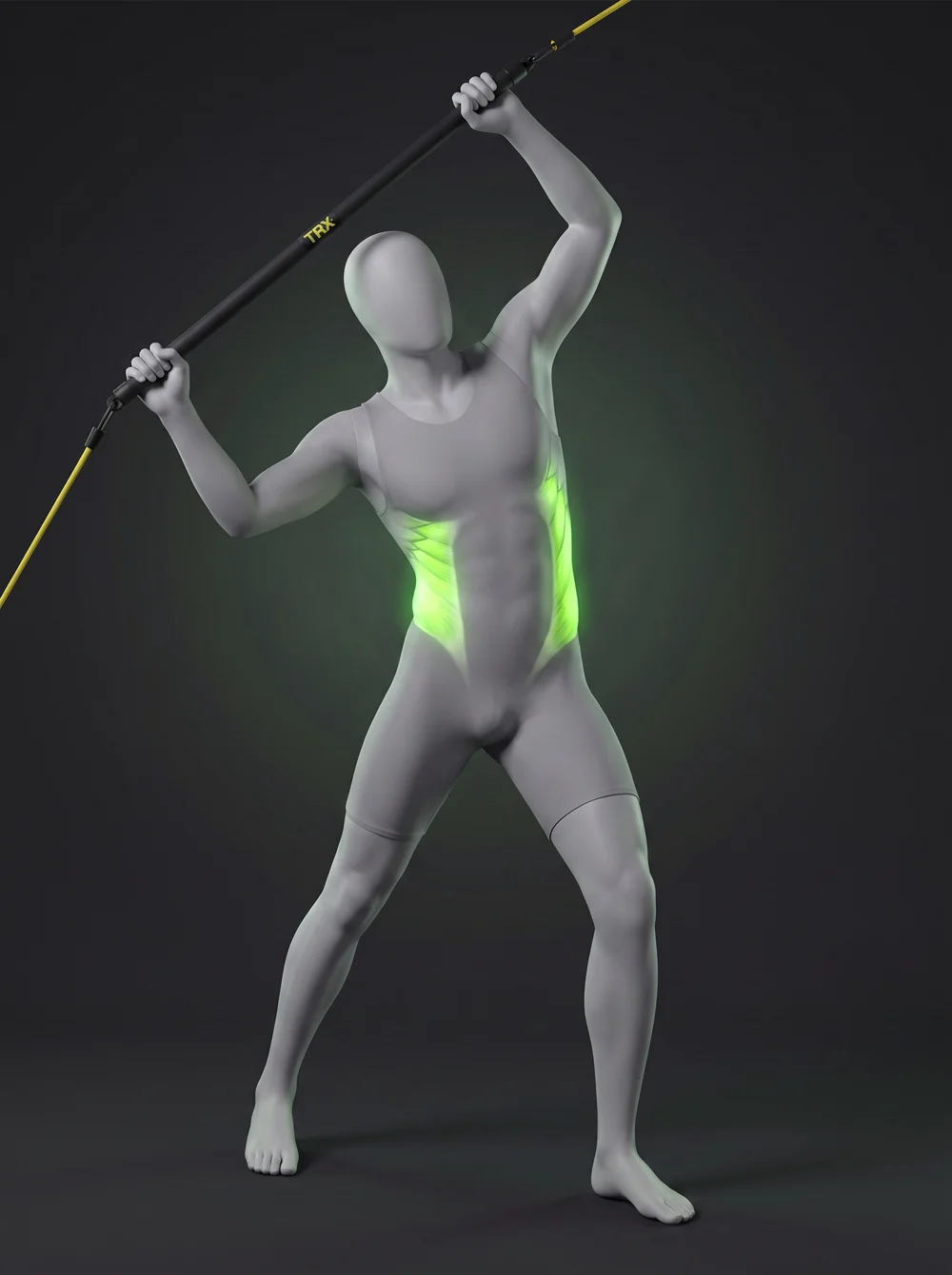 TRX Rip Trainer Low to High Chop