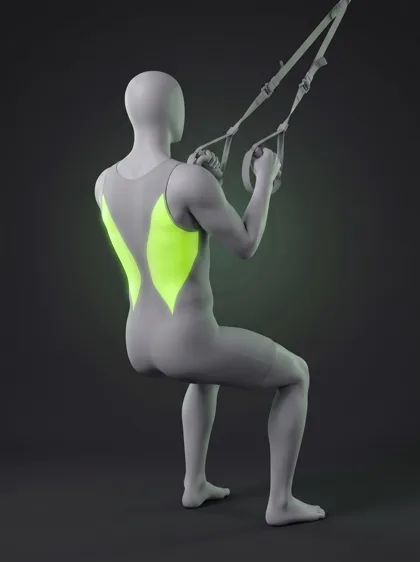 TRX Squat to Row