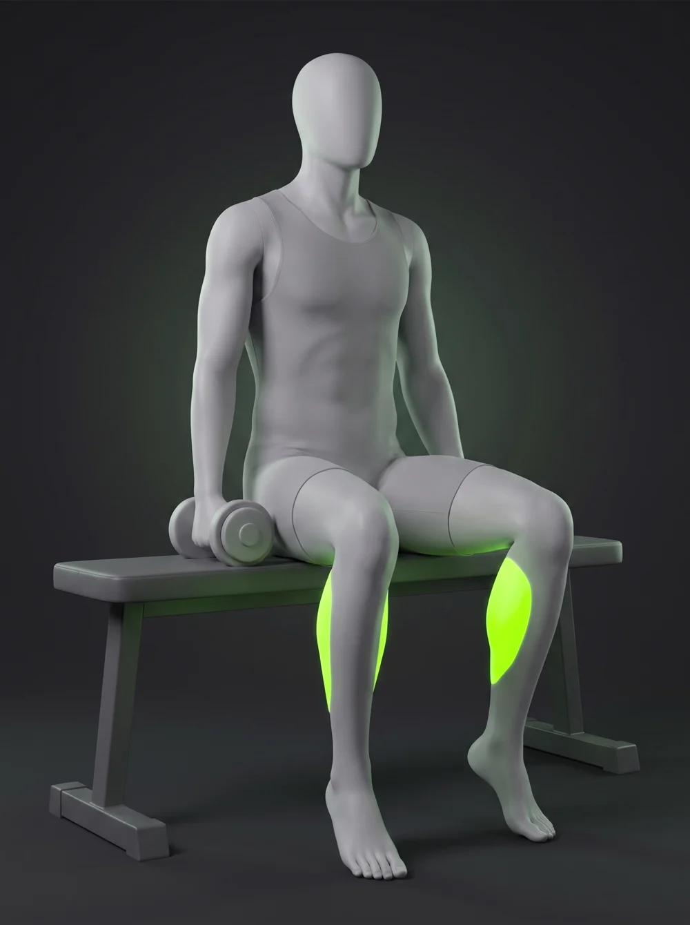 Single-Leg Seated Calf Raise