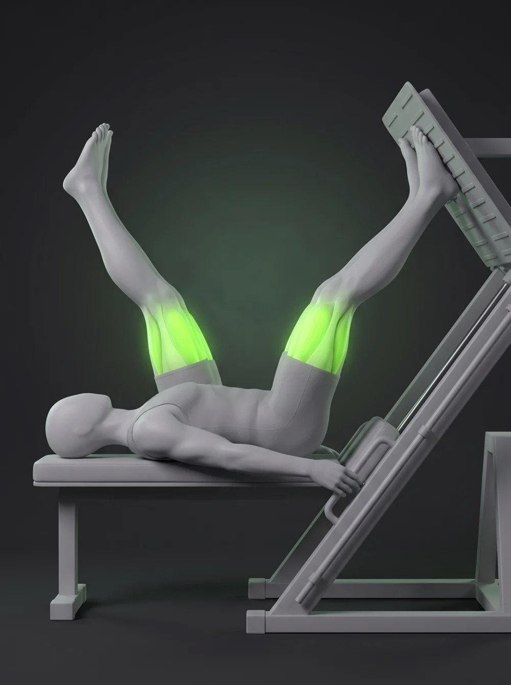 Vertical Leg Press Machine