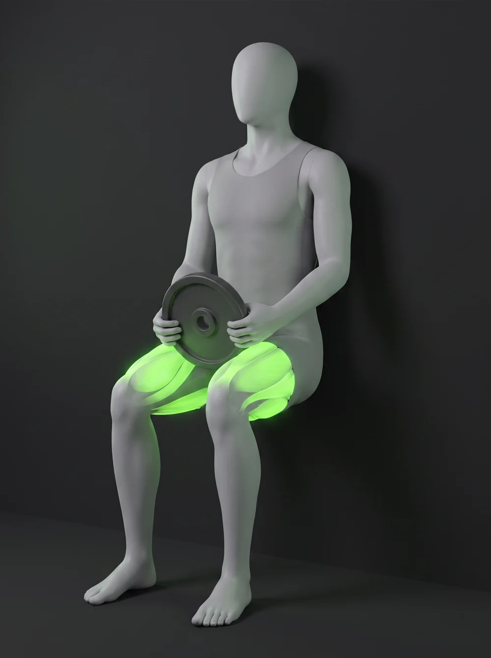Weighted Wall Sit