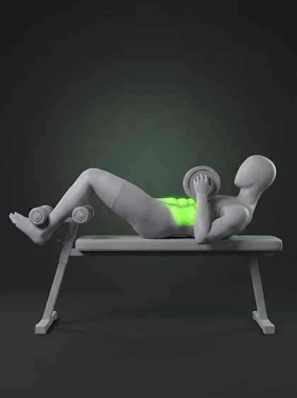 Weighted Decline Sit-Up