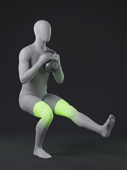 Weighted Pistol Squat