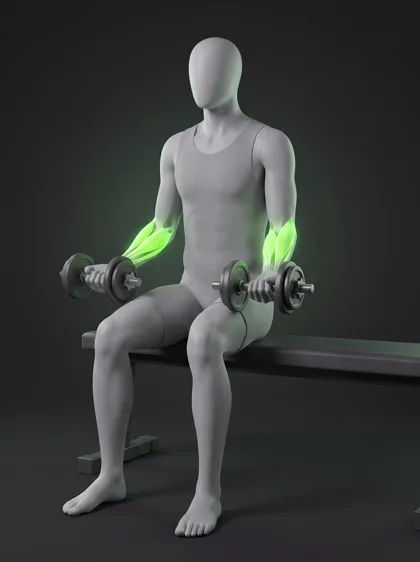 Palms-Up Wrist Curl